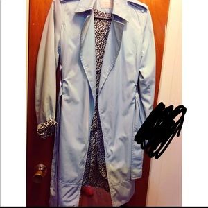 Baby blue Zara trench coat - Size S